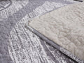DaDa Bedding Rustic Grey Mosaic Distressed Medallion Reversible Quilted Bedspread Set (SD16299) by DaDalogy Bedding Collection