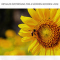 Bee On Sunflower Canvas Wall Art by Tailored Canvases