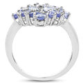 2.72 Carat Genuine Tanzanite .925 Sterling Silver Ring by Bids.com