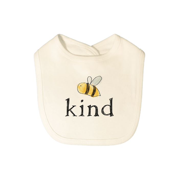 graphic bib | bumble bee kind by Finn + Emma