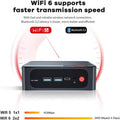Beelink SER5 Versatile Mini PC, AMD Ryzen 5 5560U(up to 4.0GHz) 6C/12T (Refurbished) by DailySale