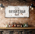Beer Barrel Bar Sign II by Tailored Canvases