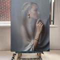 Behind Curtain Wall Art by Tailored Canvases