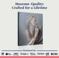 Behind Curtain Wall Art by Tailored Canvases