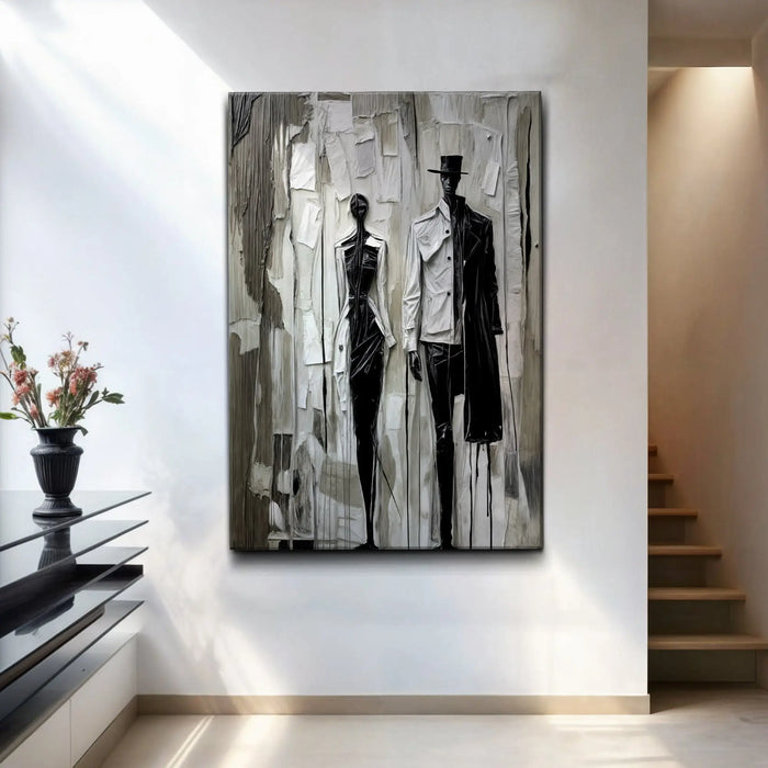Beige & Black Minimalist Wall Art by Tailored Canvases