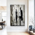 Beige & Black Minimalist Wall Art by Tailored Canvases