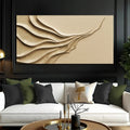 Beige Minimalist Wall Art II by Tailored Canvases