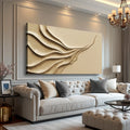 Beige Minimalist Wall Art II by Tailored Canvases
