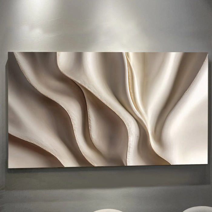 Beige Minimalist Wall Art V by Tailored Canvases