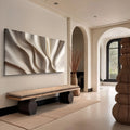 Beige Minimalist Wall Art V by Tailored Canvases
