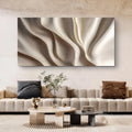Beige Minimalist Wall Art V by Tailored Canvases