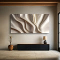 Beige Minimalist Wall Art V by Tailored Canvases