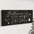 Believe In The Magic Of Christmas Sign II by Tailored Canvases