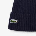 Lacoste Men's Ribbed Wool Beanie by I-Max Fashions