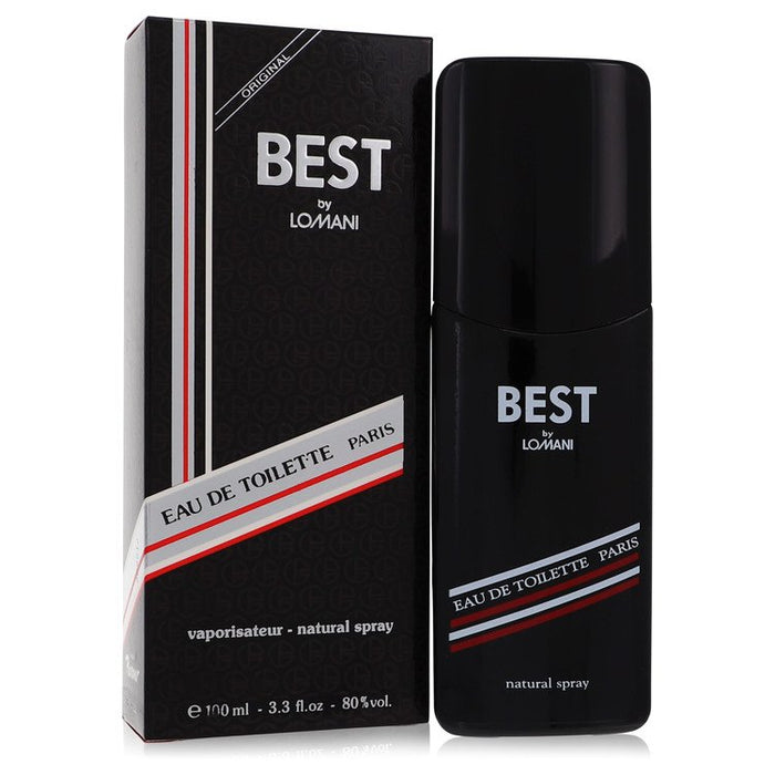 Best by Lomani Eau De Toilette Spray 3.3 oz for Men by Avera Group