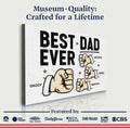 Best Dad Ever Father's Day Gift Sign by Tailored Canvases