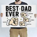 Best Dad Ever Father's Day Gift Sign by Tailored Canvases