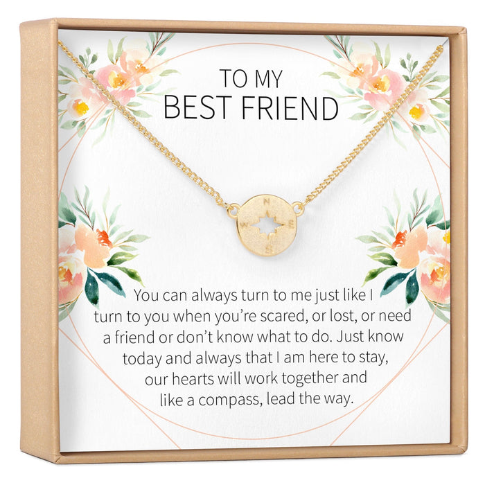 Best Friend Compass Necklace by Dear Ava