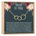 Best Friends Triple Circles Necklace by Dear Ava