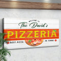 Best Pizza In Town Pizzeria Sign by Tailored Canvases