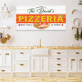 Best Pizza In Town Pizzeria Sign by Tailored Canvases