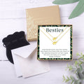 Besties Christmas Elephant Necklace Set by Dear Ava