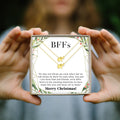 Besties Christmas Elephant Necklace Set by Dear Ava