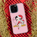 Betty Boop Christmas HD Apple iPhone 16 Mag-Safe Phone Case by Affinity Bands