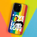 Betty Boop Pride HD Apple iPhone 16 Mag-Safe Phone Case by Affinity Bands
