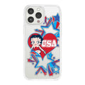 Betty Boop Red White & Boop HD Apple iPhone 16 Mag-Safe Phone Case by Affinity Bands
