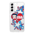 Betty Boop Red White & Boop HD Samsung Galaxy S21 Phone Case by Affinity Bands