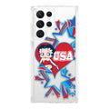Betty Boop Red White & Boop HD Samsung Galaxy S24 Phone Case by Affinity Bands