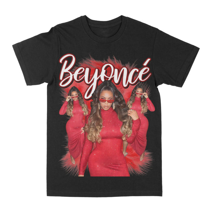 Beyonce Red Graphic Tee by Obsessed with graphic tees