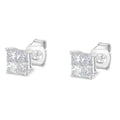 10K White Gold Diamond Stud Earrings (3/4 cttw, H-I Color, SI2-I1 Clarity) by Bids.com