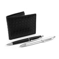 Bi-Fold Men's Leather Wallet and Pen Set with Touch Screen Stylus Tip by DailySale