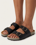 Cambridge Women's Slip On Double Buckle Platform Slide Sandals, Size 10 by Vanessa Jane