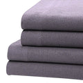 Bibb Home 100% Cotton Solid Flannel Deep Pocket Sheet Set by DailySale