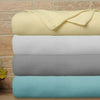 Bibb Home 100% Cotton Waffle Weave Thermal Blanket