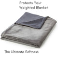 Bibb Home Weighted Blanket with Reversible Removable Cover by DailySale