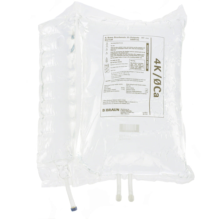 Bicarbonate 25 Dialysate Solution, Calcium-Free, 2 x 5000 mL Bag by Pasteur Pharmacy