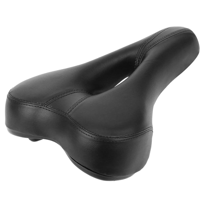 Bicycle Padded Saddle Wear Resistant Hollow Leather Seat Cushion by DailySale