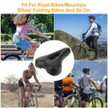 Bicycle Padded Saddle Wear Resistant Hollow Leather Seat Cushion by DailySale