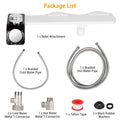 Bidet Attachment Non-Electric Fresh Water Sprayer with Self Cleaning Dual Nozzle by DailySale