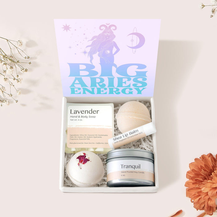 Big Aries Energy Zodiac Gift Box Set by Dear Ava