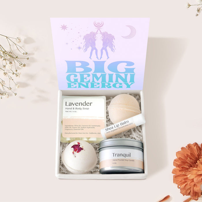 Big Gemini Energy Zodiac Gift Box Set by Dear Ava