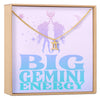 Big Gemini Energy Zodiac Necklace