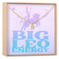 Big Leo Energy Zodiac Necklace by Dear Ava