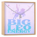 Big Leo Energy Zodiac Necklace by Dear Ava