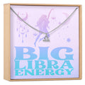 Big Libra Energy Zodiac Necklace by Dear Ava