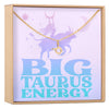 Big Taurus Energy Zodiac Necklace